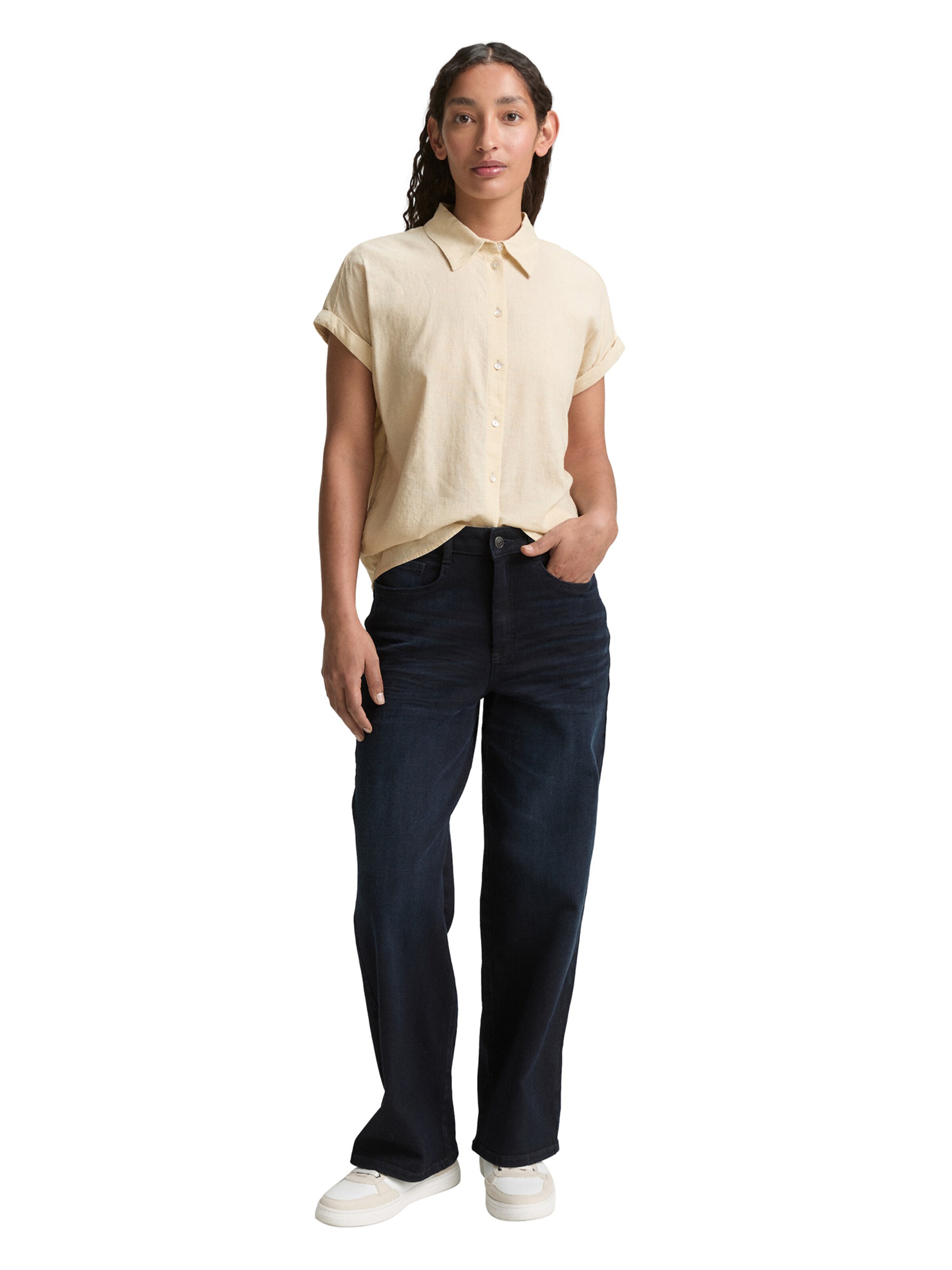 TOM TAILOR Blúzka - Béžová