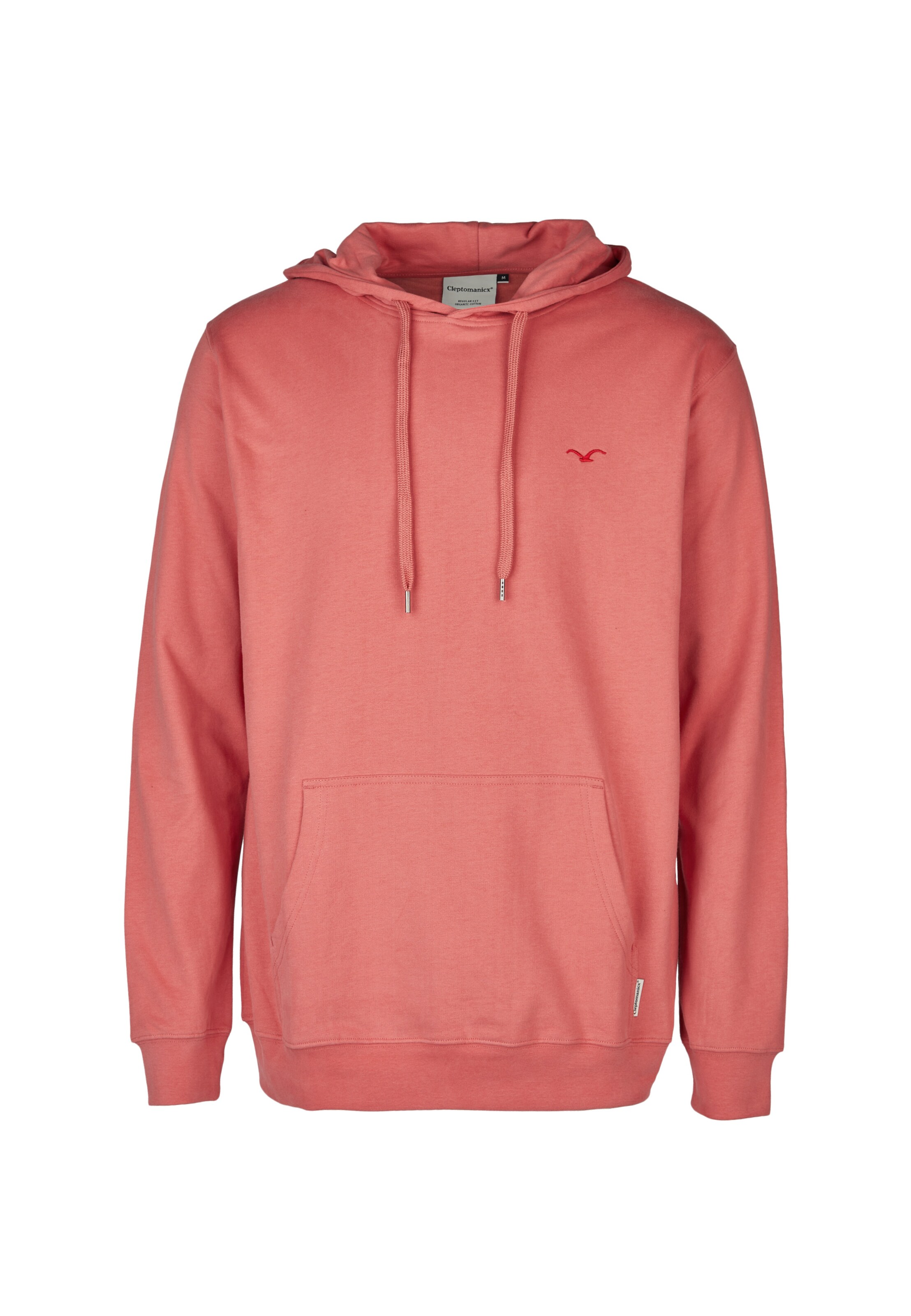 Cleptomanicx Hoodie 'Ligull' in Rot: Vorderseite