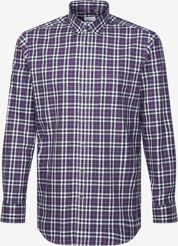 Chemise business SEIDENSTICKER en violet : devant