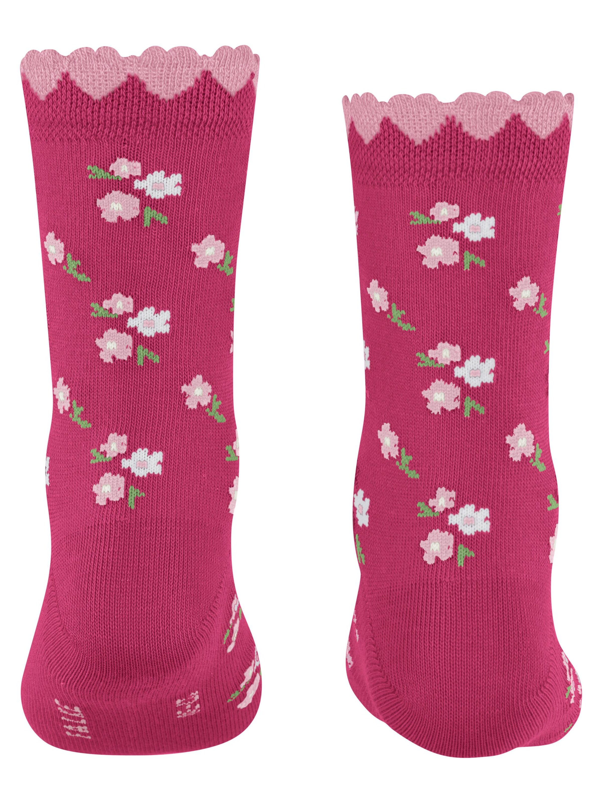 FALKE Socks 'Ditsy Flowers' in Pink