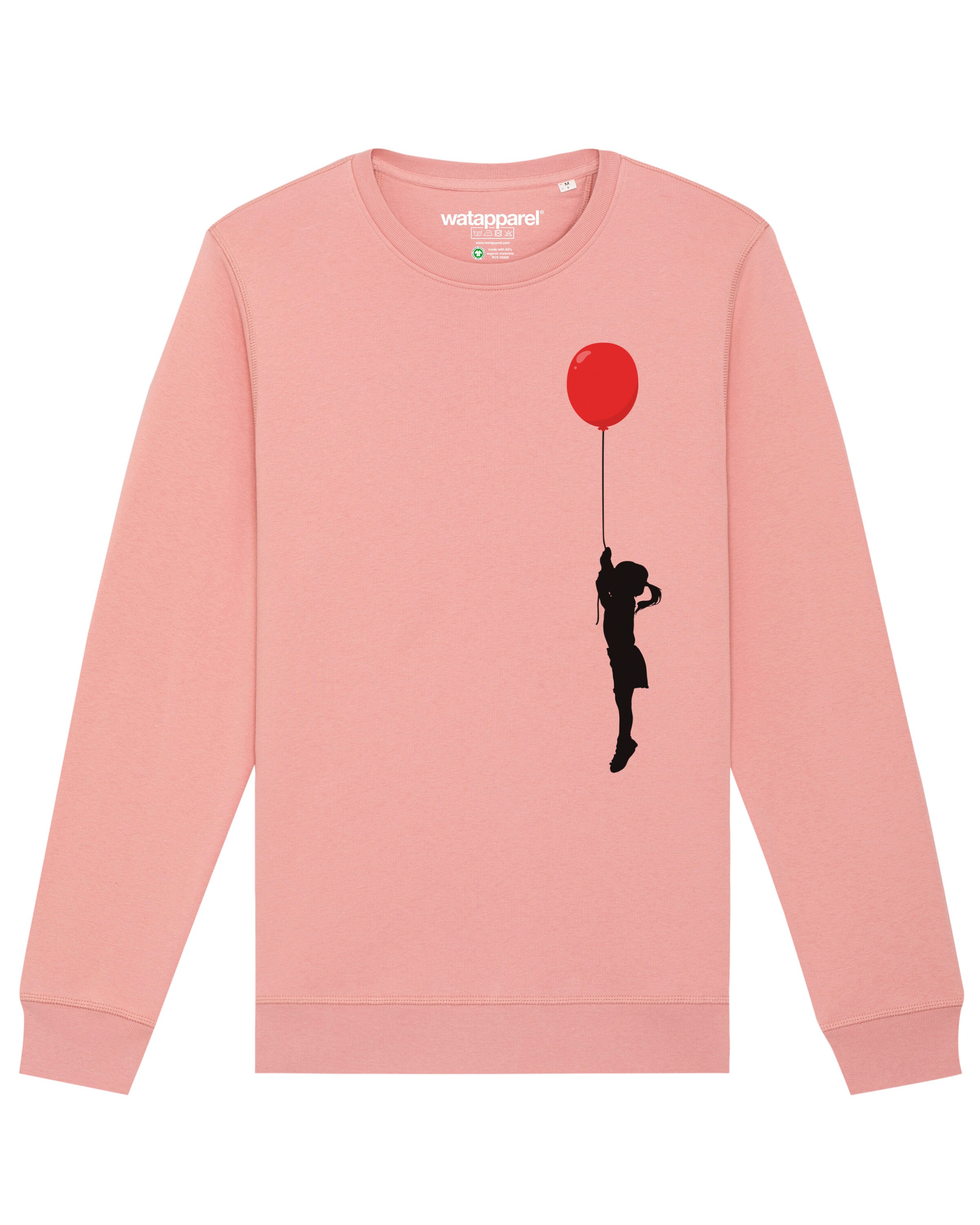 Watapparel Sweatshirt in Pink: front