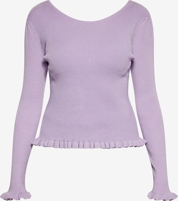 faina Sweater in Purple: front