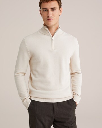 WE Fashion - Jersey en beige: frente
