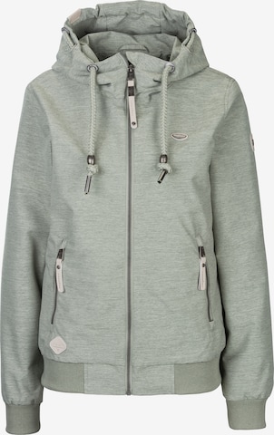 Ragwear Performance Jacket in Grey: front