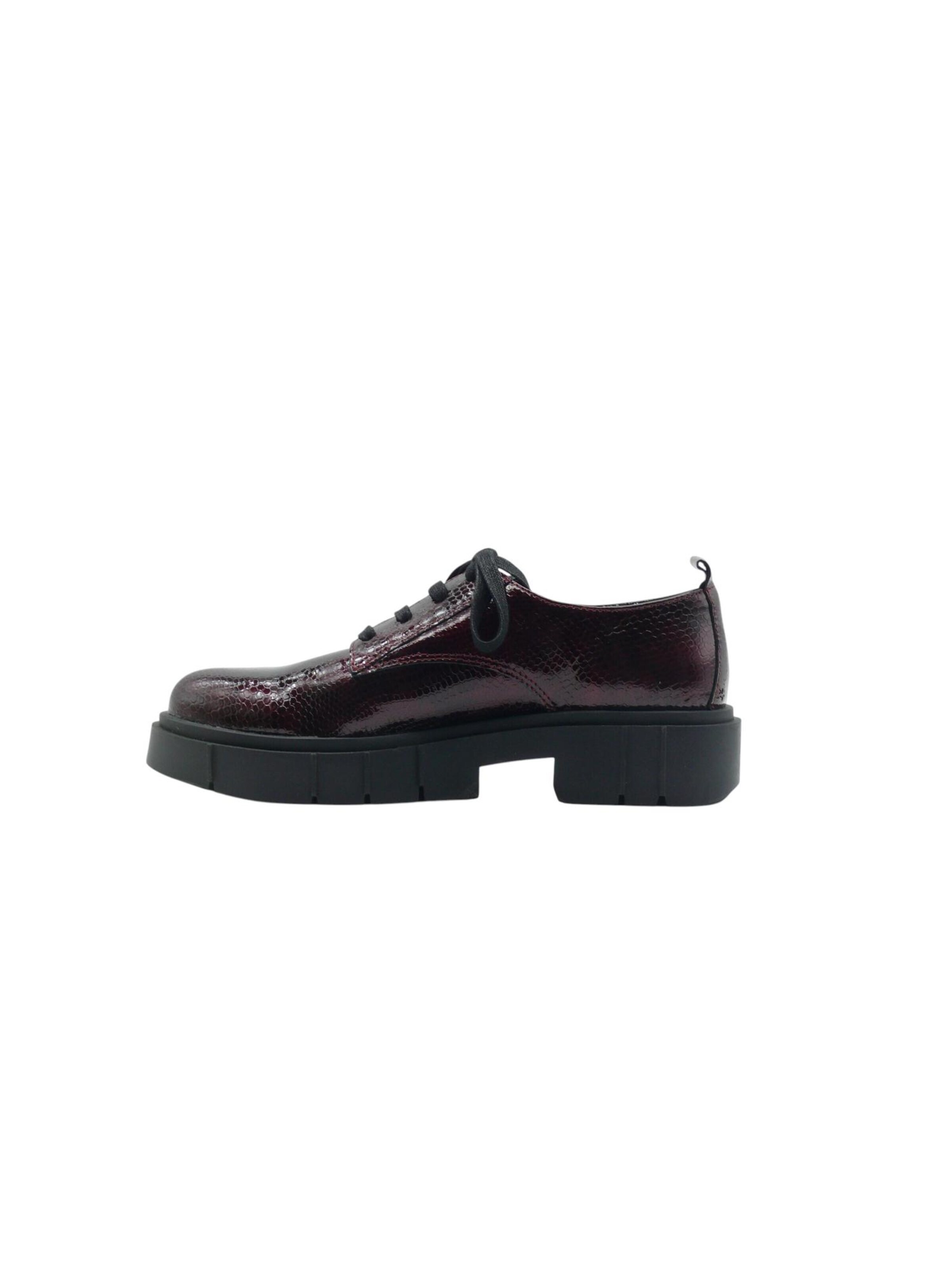 Emilie Karston Veterschoen 'Emilie Karston Adrya Derbies Femme' in Rood