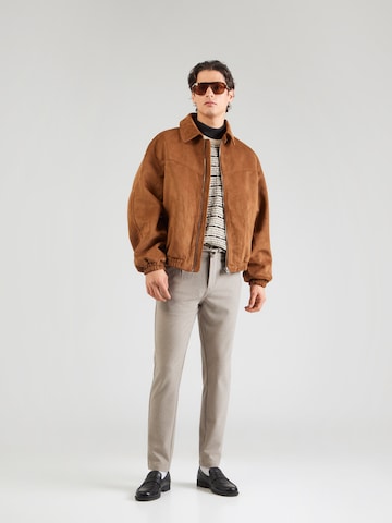 Lindbergh Normální Chino kalhoty – šedá