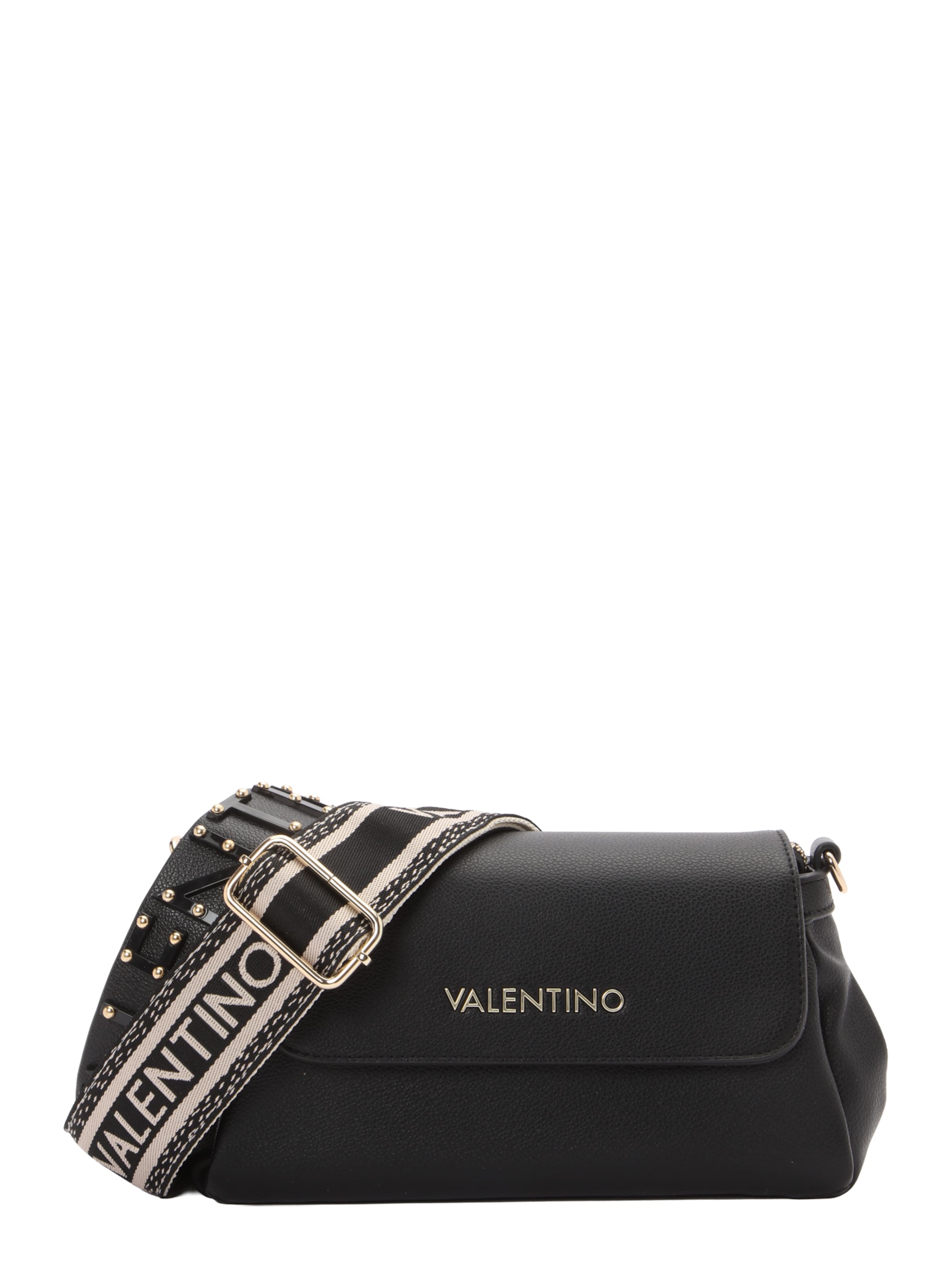 VALENTINO - Bolso de hombro en negro: frente