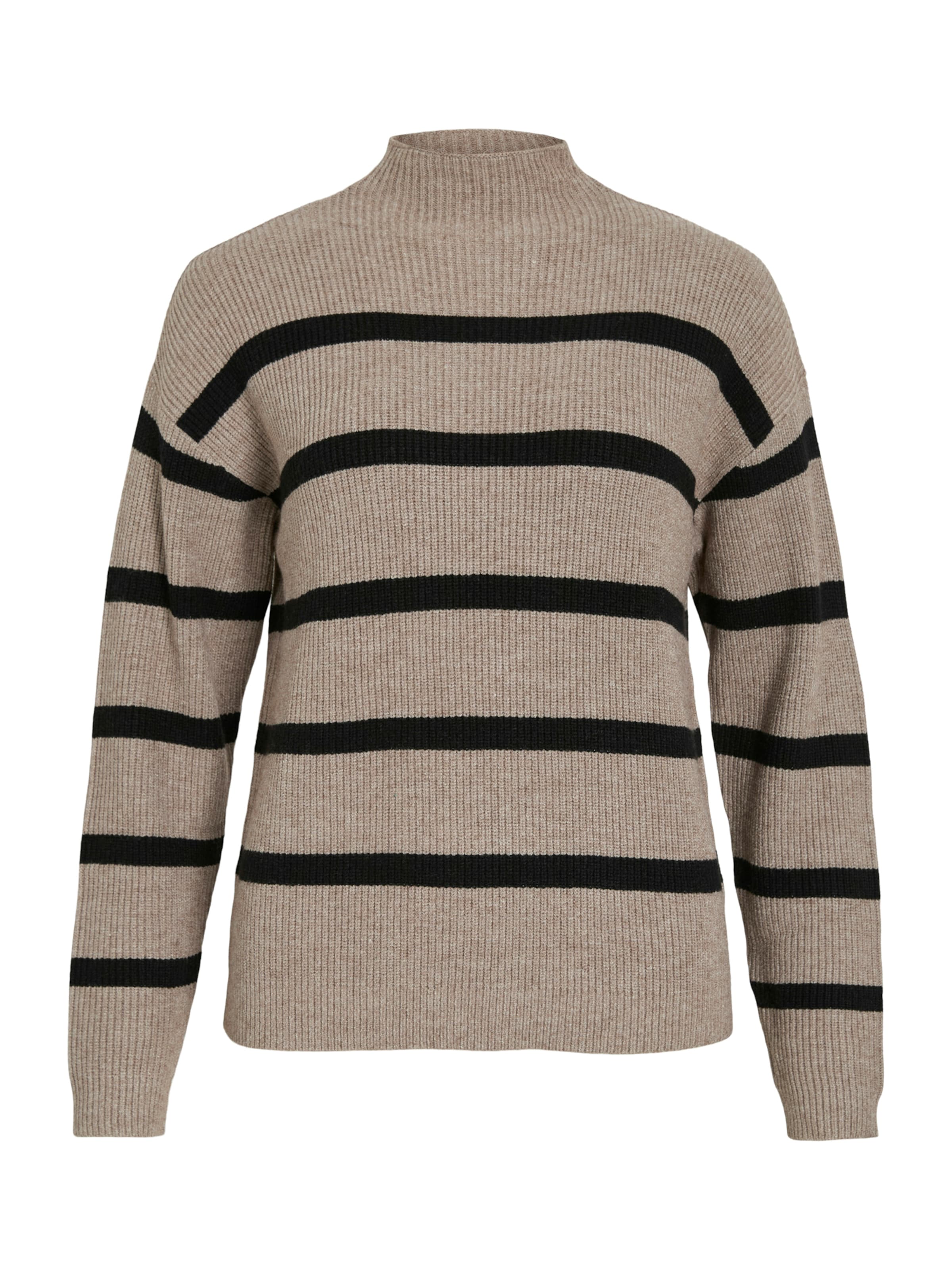 VILA Sweter 'VIRIL' w kolorze szary: przód