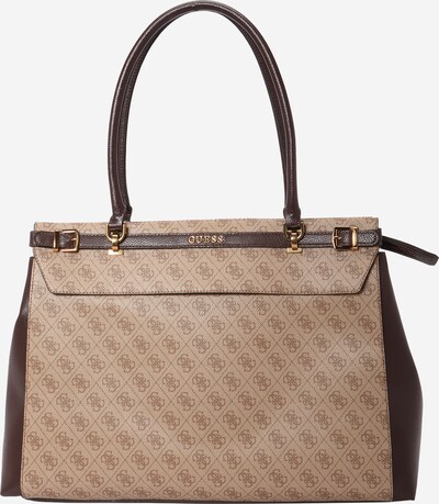 GUESS Shopper 'SESTRI CARRYALL' in Beige / Brown / Gold, Item view