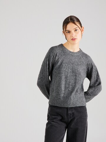 JDY Sweater 'NOORA' in Grey: front