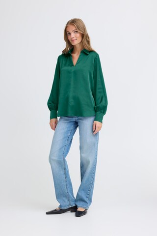 ICHI Bluse in Grün
