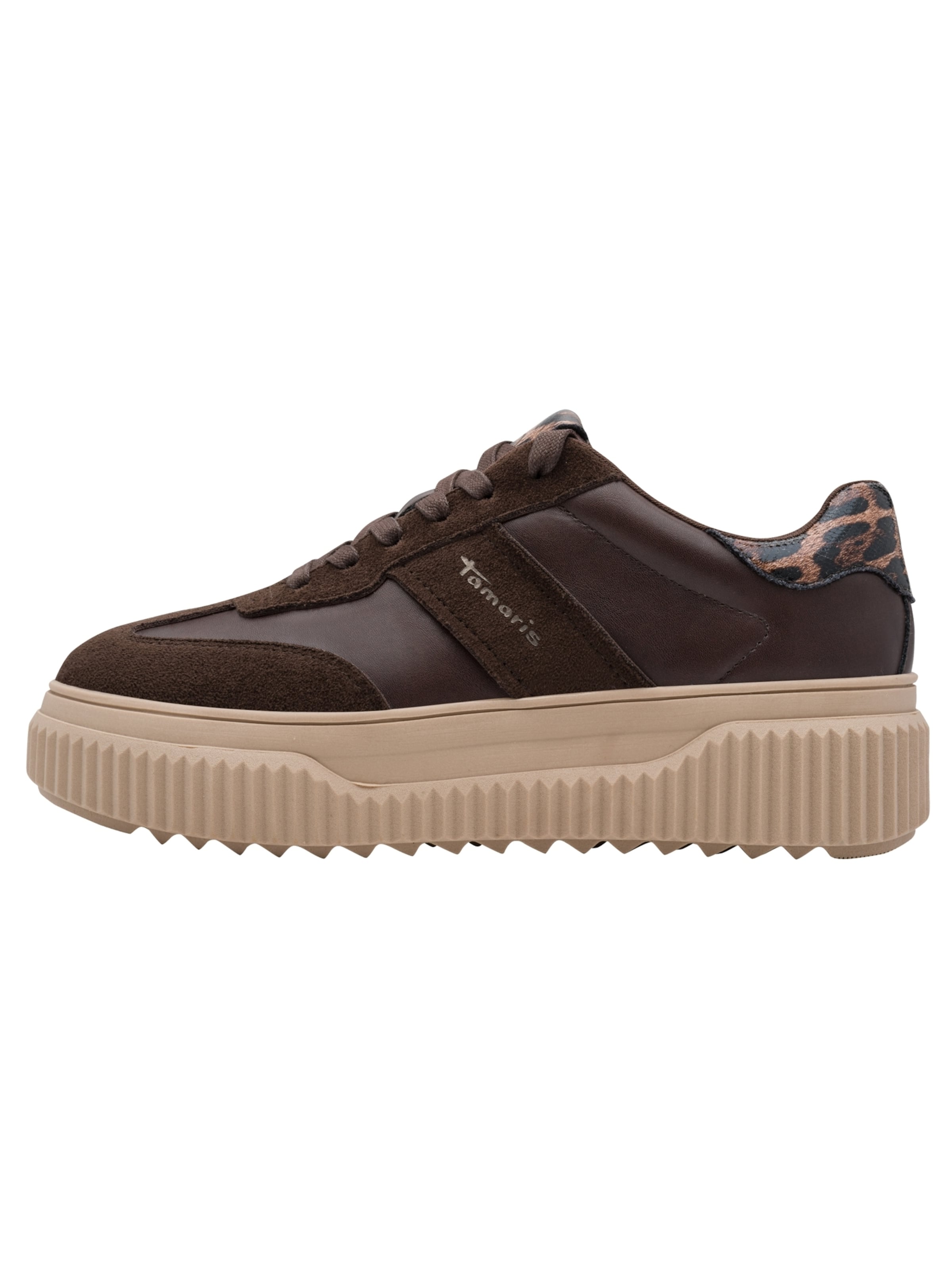 Tamaris Låg sneaker i brun