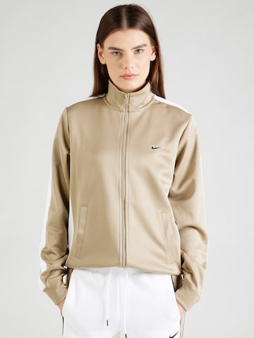 Nike Sportswear Bluza rozpinana w kolorze beżowy: przód