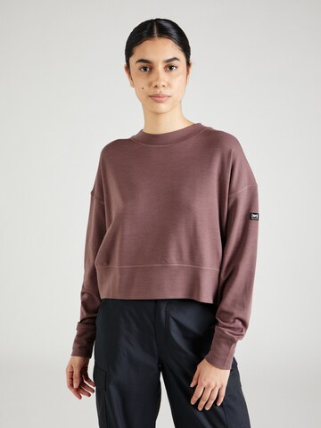 Sweat de sport 'KRISSINI' super.natural en marron : devant