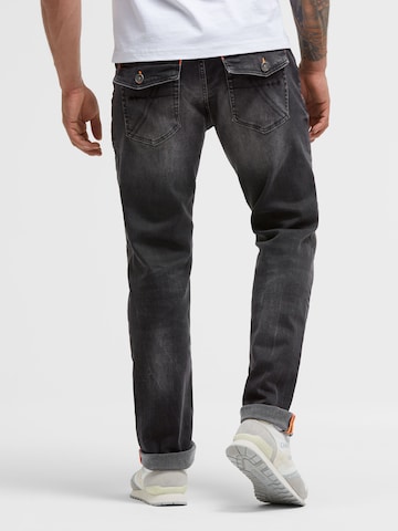 CAMP DAVID Regular Jeans in Black