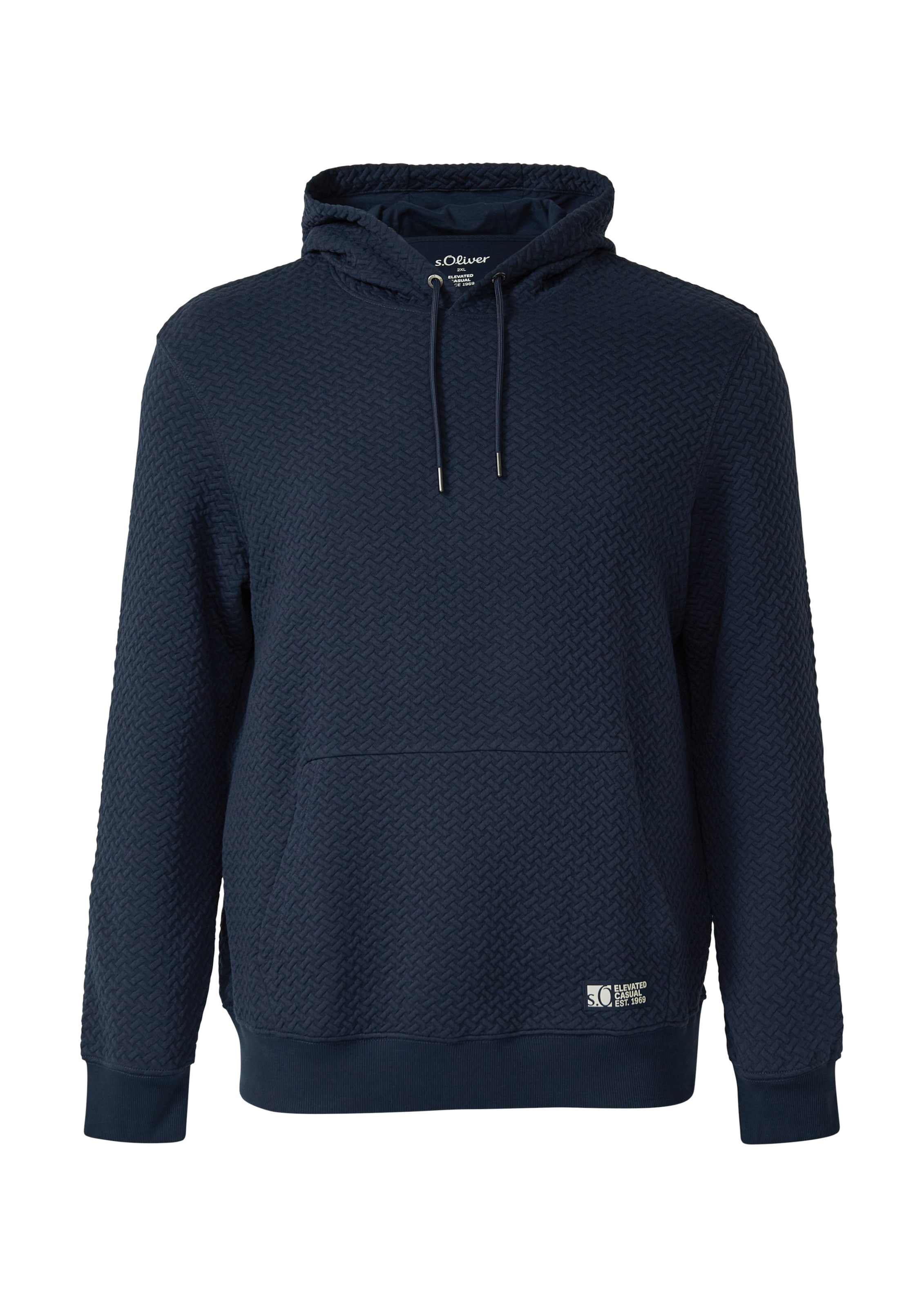 s.Oliver Hoodie in Blau: Vorderseite