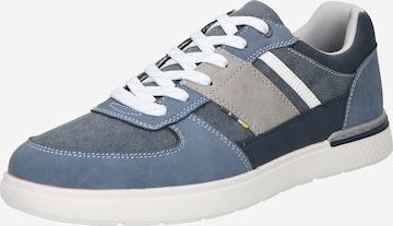 Baskets basses Bata en bleu : devant