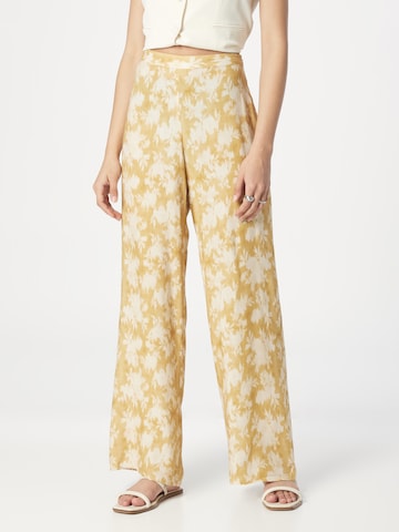 Wide leg Pantaloni 'ARROYO' di Designers Society in giallo: frontale