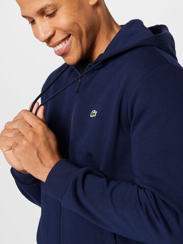 LACOSTE Sweatjacke in Blau