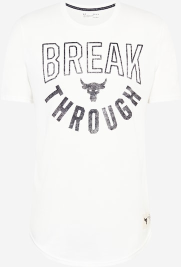 UNDER ARMOUR T-Shirt fonctionnel 'ROCK BREAK THROUGH' en blanc, Vue avec produit