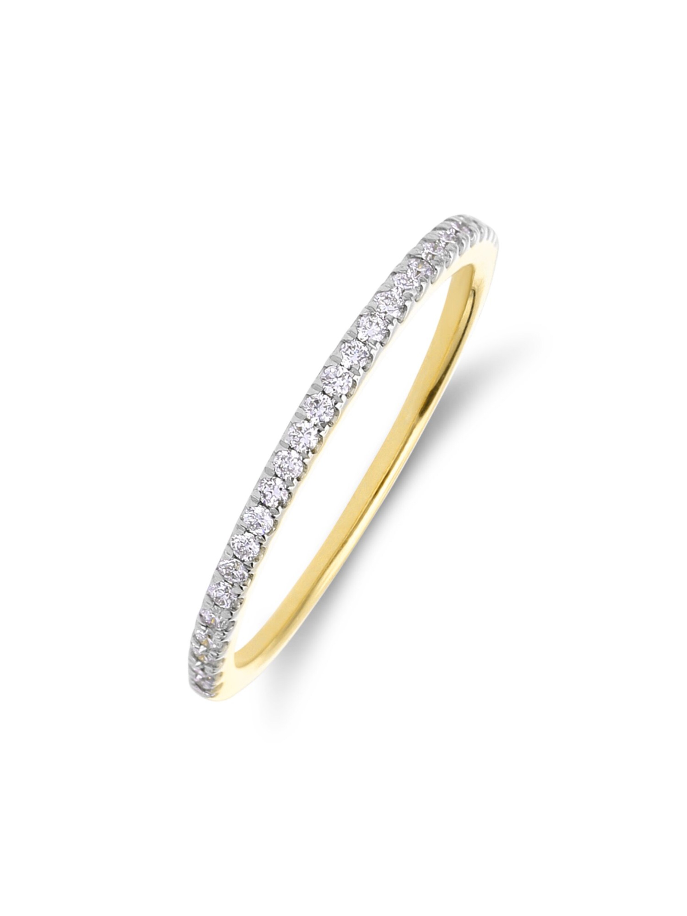 Lucardi Ring in Goud: voorkant