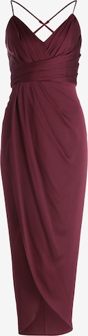 Robe de soirée Vera Mont en rouge : devant