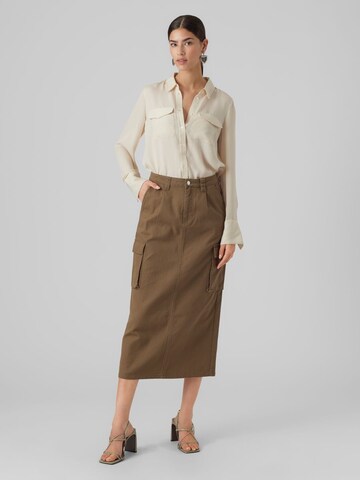VERO MODA Blouse in Beige