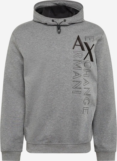 ARMANI EXCHANGE Sweatshirt in graumeliert / schwarz, Produktansicht