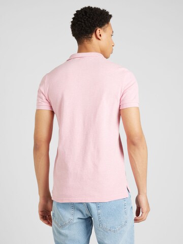 T-Shirt 'Classic' Superdry en rose
