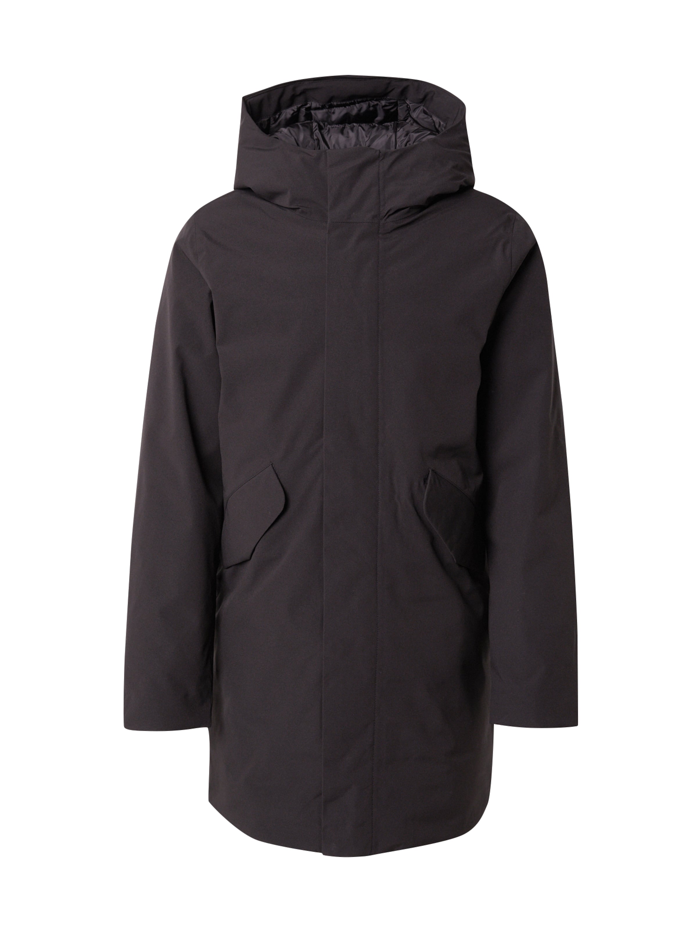 elvine Prechodný kabát 'Hjalmar' - Čierna: predná strana