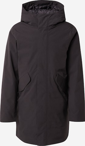 Manteau mi-saison 'Hjalmar' elvine en noir : devant
