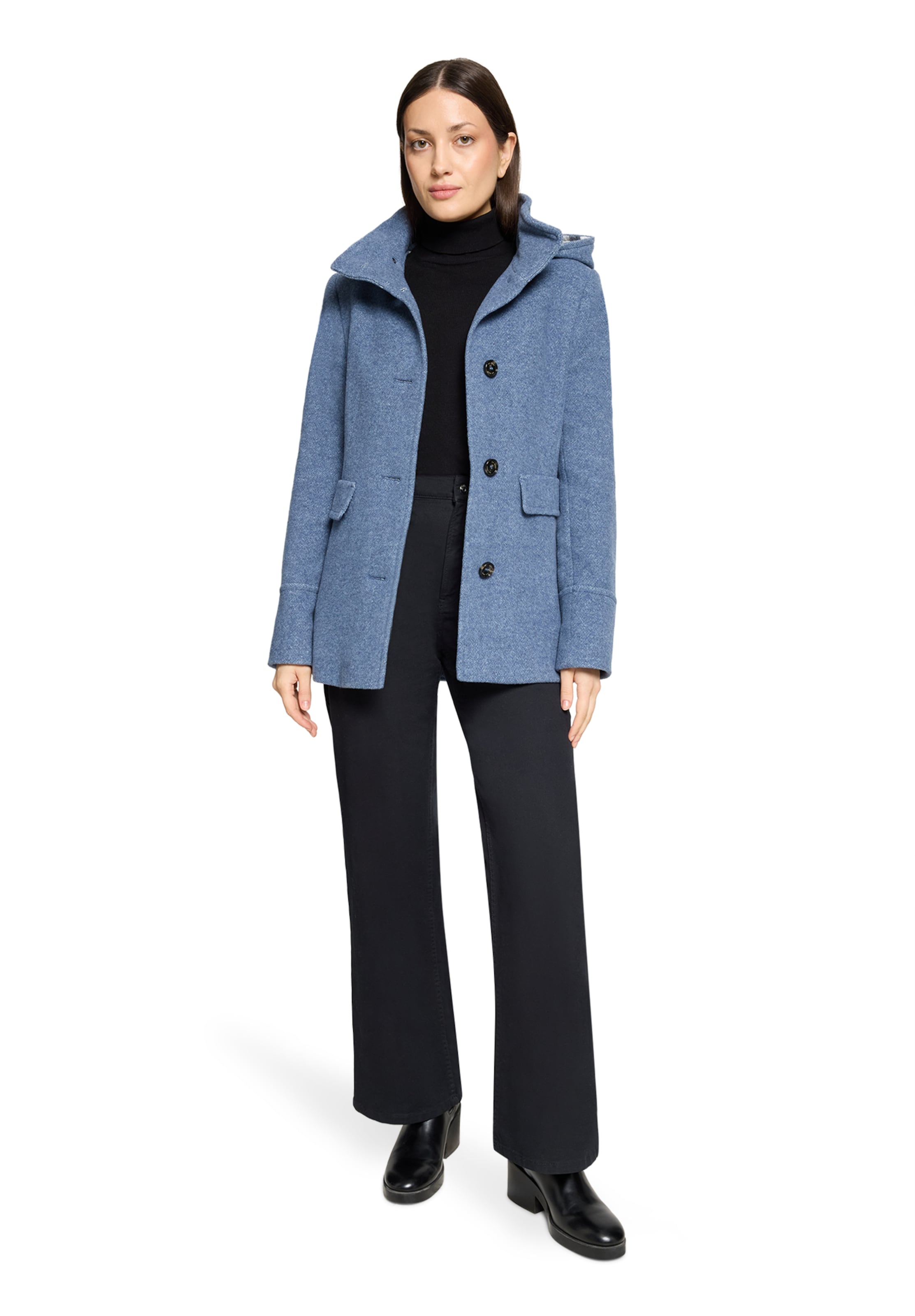 GIL BRET Between-Seasons Coat in Blue