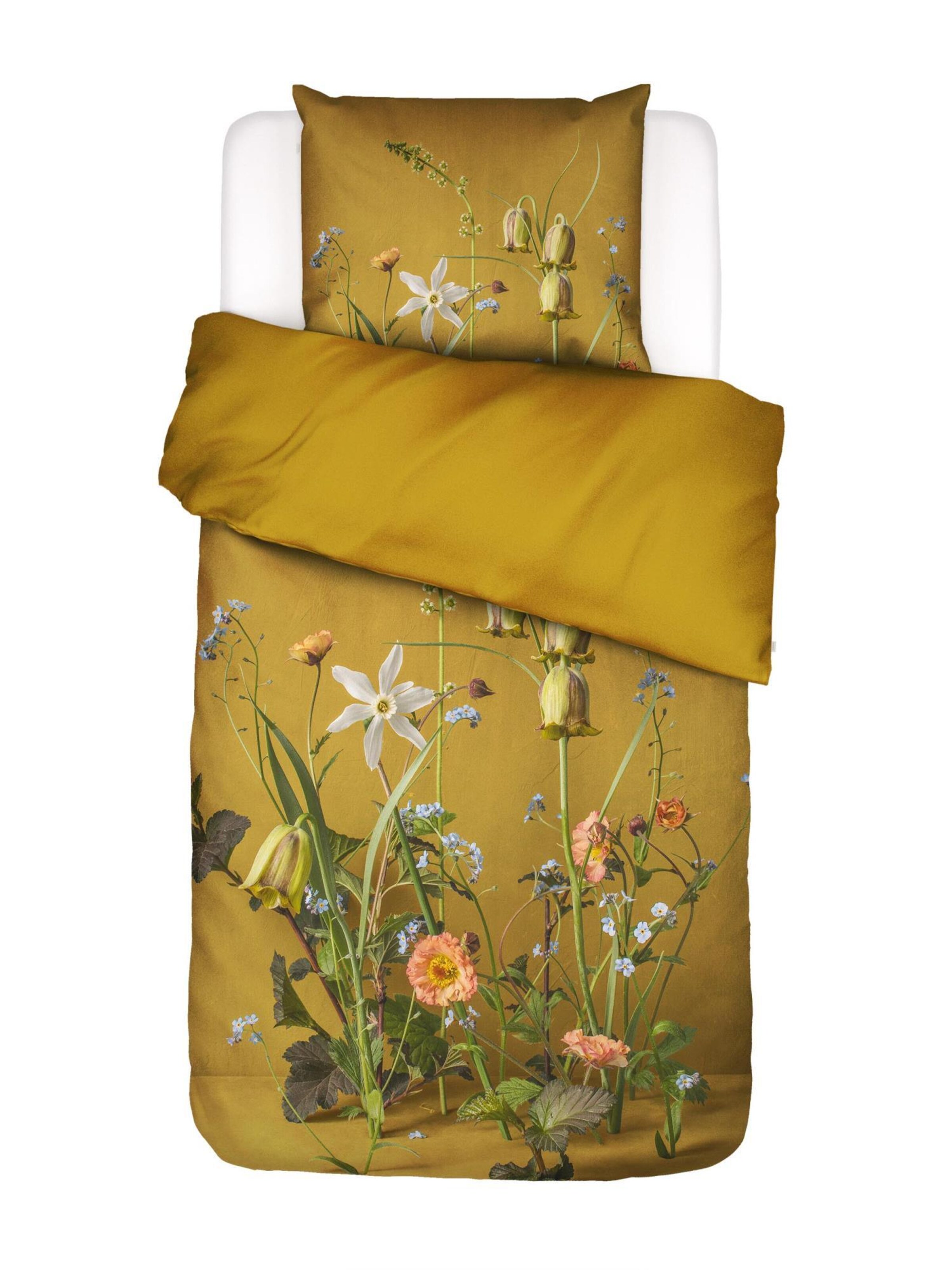 ESSENZA Duvet Cover 'Ficaria' in Yellow