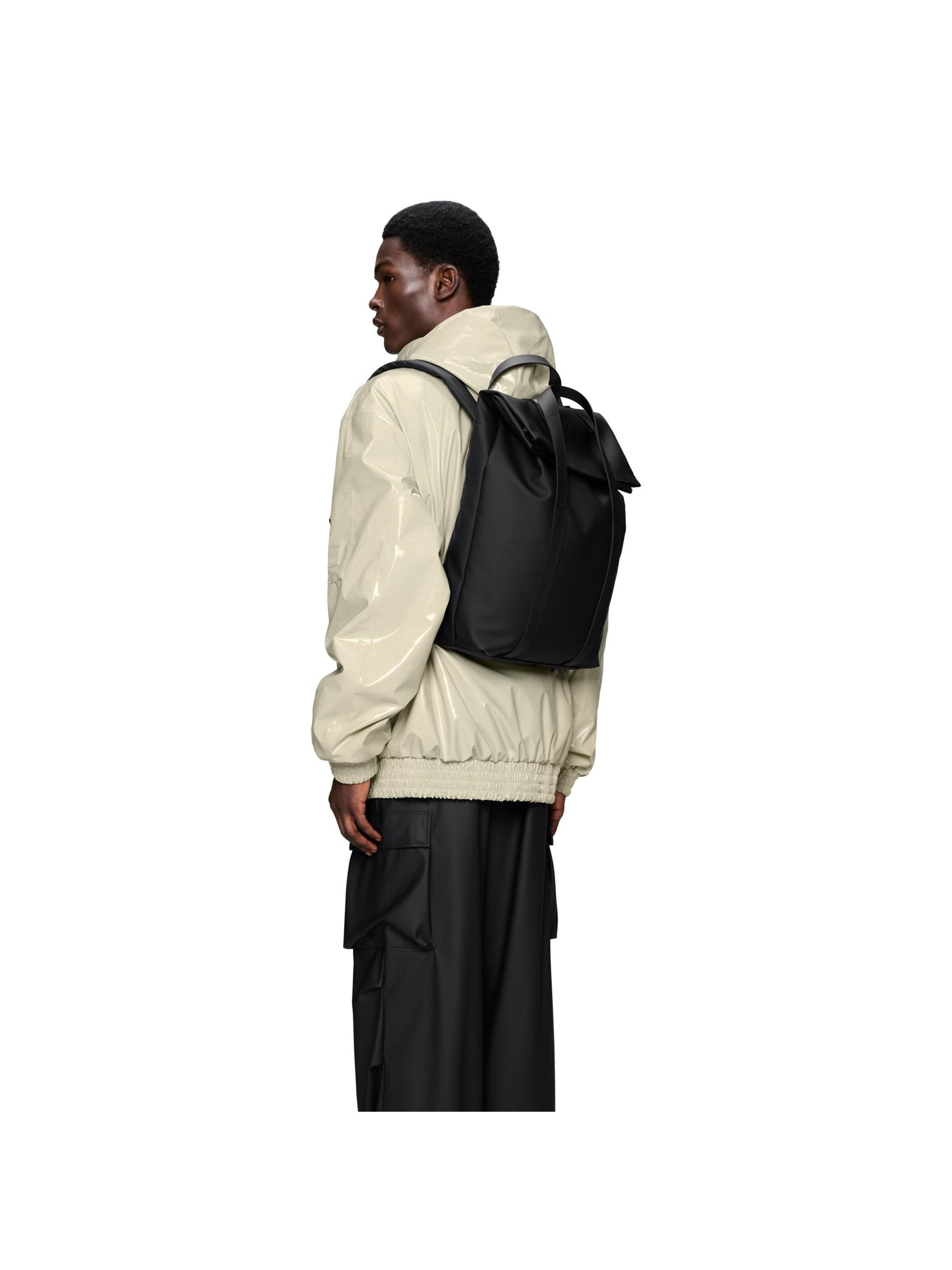 RAINS Backpack '2 Way' in Black