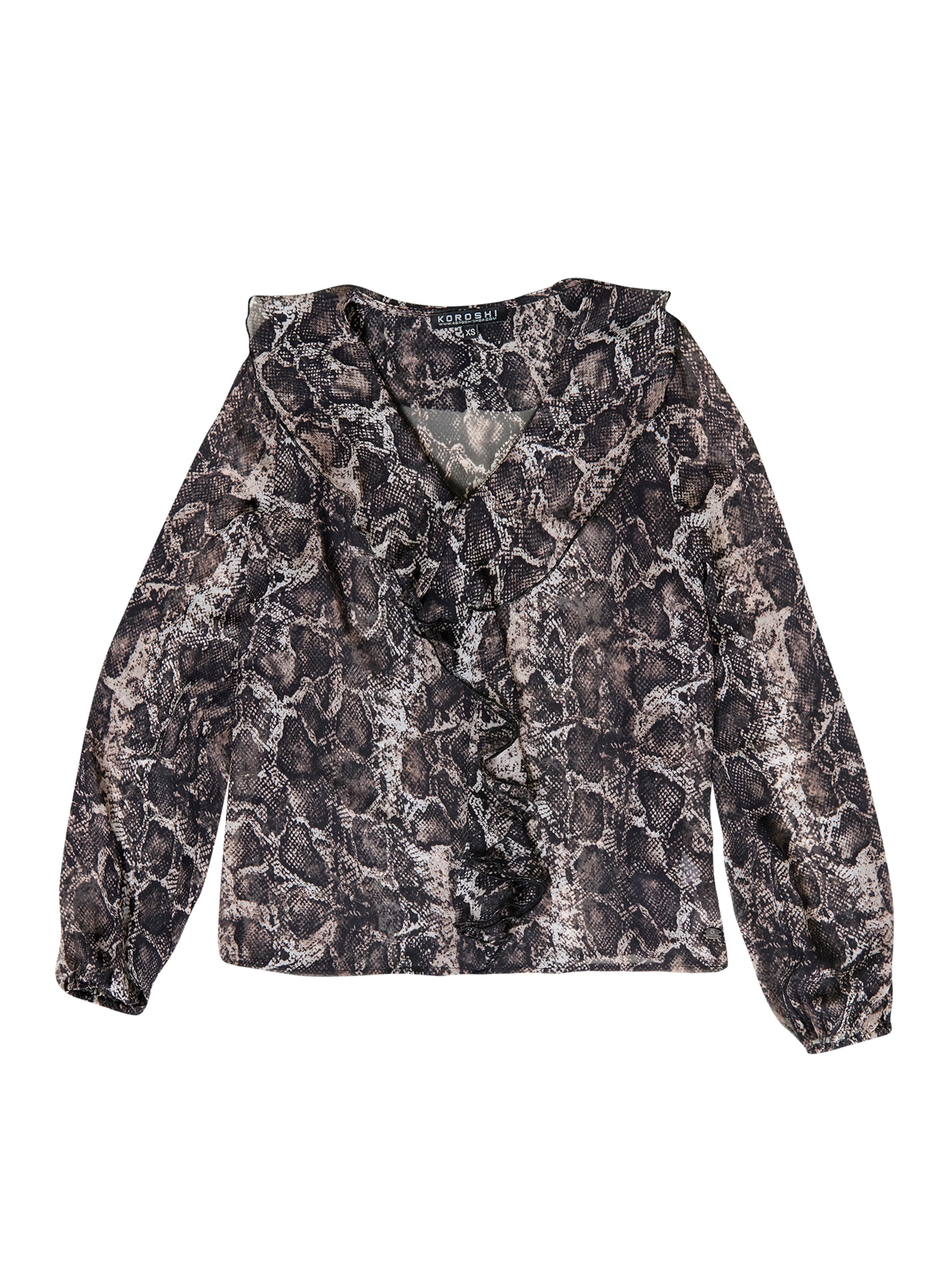 KOROSHI Блуза в черно: отпред