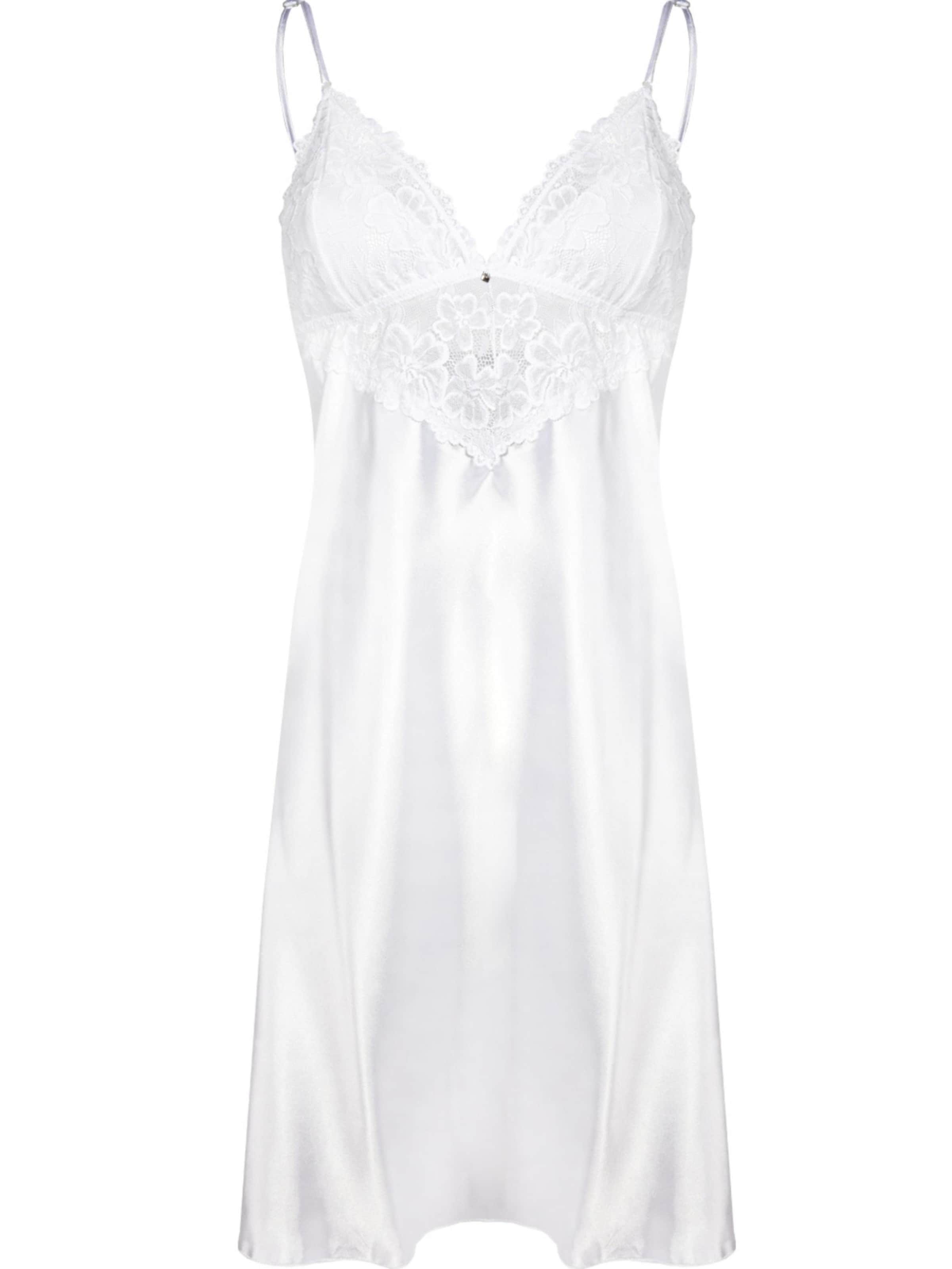 Vivisence Negligée '2038' in Weiß: Vorderseite