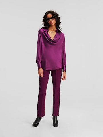 Karl Lagerfeld Blouse in Purple