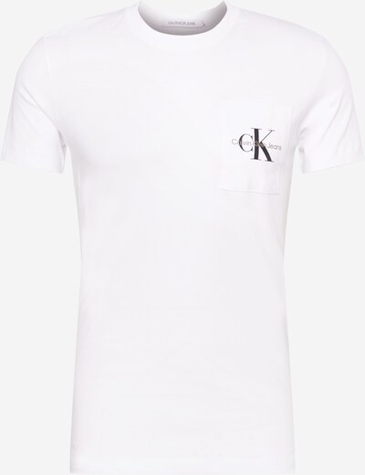 Maglietta Calvin Klein Jeans di colore grigio / nero / bianco, Visualizzazione prodotti