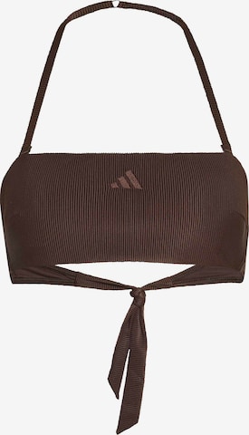ADIDAS SPORTSWEAR Športen bikini zgornji del 'Iconisea' | rjava barva: sprednja stran