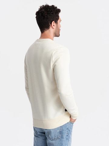 Ombre Sweatshirt 'OM-SSBN-0159' in Beige