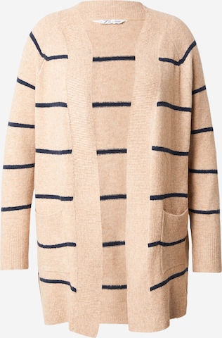 Z-One Neuletakki 'Ly44nn' värissä beige: etupuoli