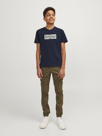 T-Shirt 'Lafayette' Jack & Jones Junior en bleu