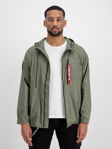 ALPHA INDUSTRIES Übergangsjacke in Grün: predná strana