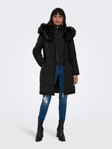 ONLY Winter Coat 'ONLNew Linette' in Black: front