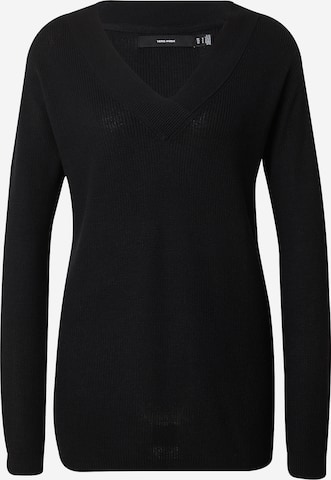 VERO MODA - Pullover 'NEW LEXSUN' em preto: frente