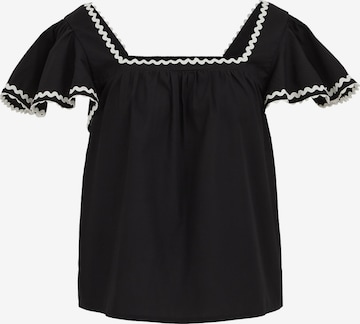 WE Fashion Pusero värissä musta: etupuoli