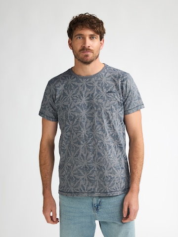 T-Shirt Petrol Industries en bleu : devant