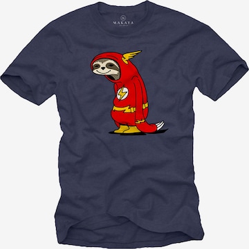 MAKAYA Shirt in Blue: front