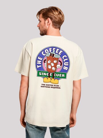 F4NT4STIC T-Shirt 'Coffee Club' in Beige: Vorderseite