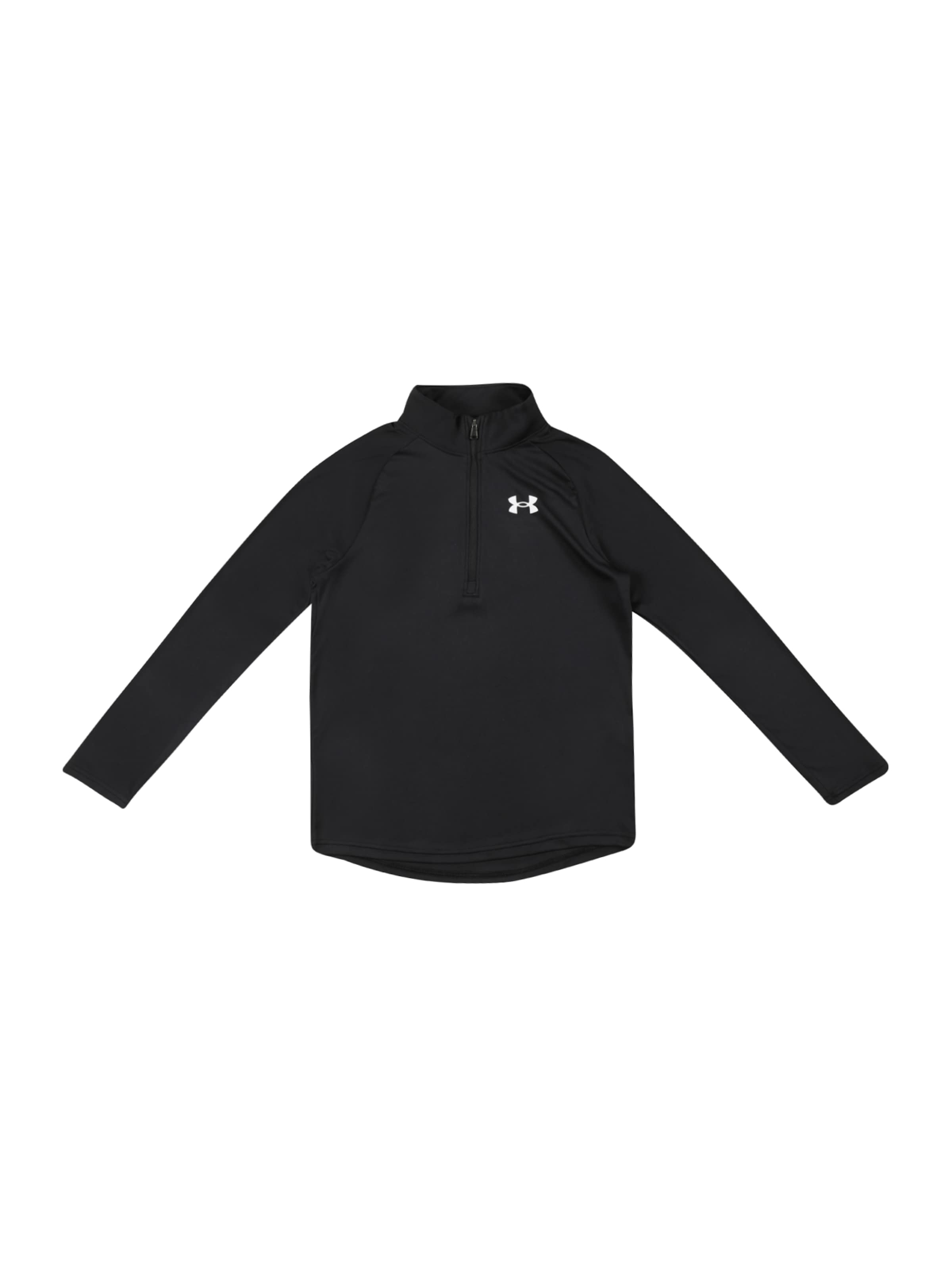 UNDER ARMOUR Sportief sweatshirt in Zwart: voorkant